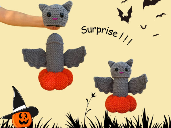 Halloweenie Bat Crochet Pattern PDF