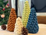 Crochet Christmas Tree Pattern 3 size, Scandinavian Christmas Decor, Holiday Decoration, PDF Instant Download