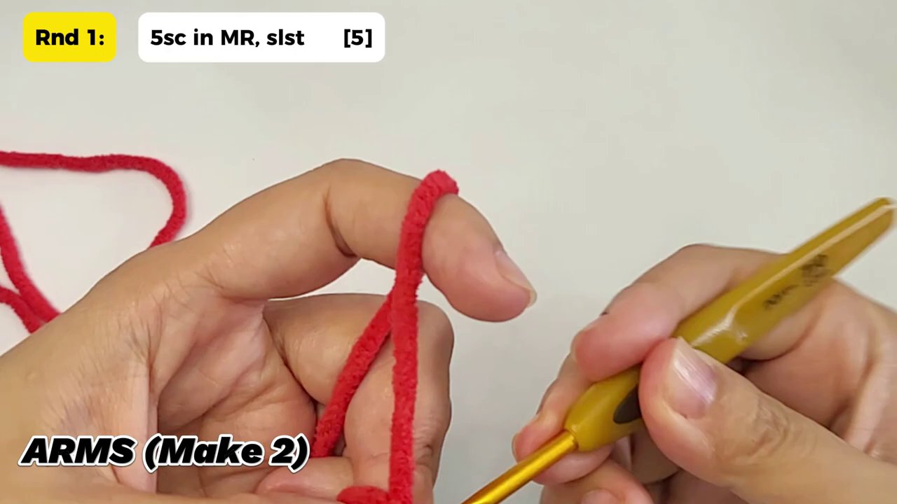 Craft a Festive Snowman Couple: A Cozy Crochet Tutorial for the Holidays 6 A detailed guide image showing the written pompom pattern next to a finished example: a small red hat with a perfect white pompom attached.