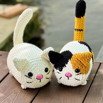 Cute Crochet Cat | Loaf Cat Crochet Pattern | 2 in 1 Crochet Pattern | Cute Loaf Cat , Amigurumi Cat, Crochet Plushies, Plushies Pattern